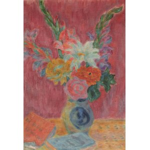 Jozef Pankiewicz (1866 Lublin - 1940 Marseille), Flowers in a vase, l. 1917-1918