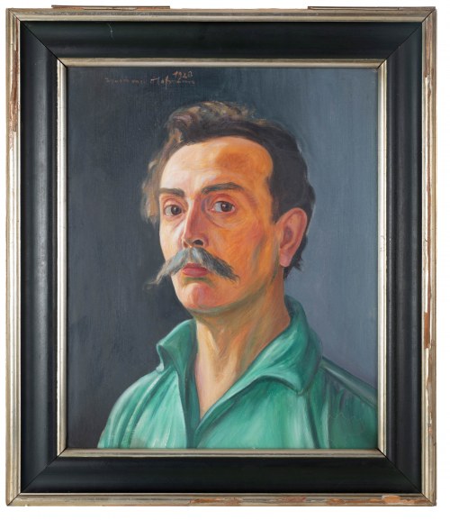 Wlastimil Hofman (1881 Praga - 1970 Szklarska Poręba), Autoportret, 1928 r.