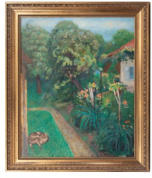 Wojciech Weiss (1875 Leorda na Bukowina - 1950 Krakau), Garten, 1926.