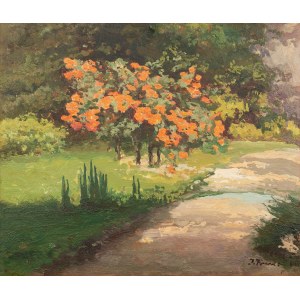 Ivan Trush (1869 Vysotsk - 1940 Lviv), In the garden of the artist