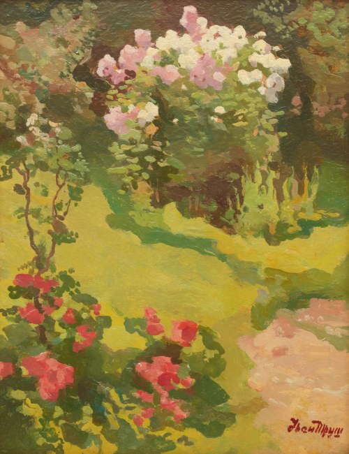 Iwan Trusz (1869 Wysocko - 1940 Lwów), W ogrodzie