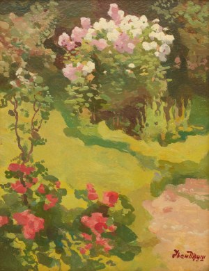 Ivan Trusz (1869 Vysock - 1940 Ľvov), V záhrade