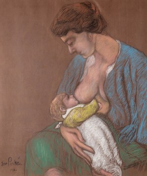 Jean Peské (1870 Golta/Ukraine-1949 Le Mans), La maternité, 1911.