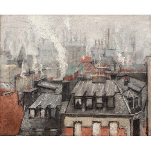 Alicja Halicka (1894 Krakov - 1975 Paríž), Parížske strechy