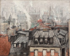Alicja Halicka (1894 Cracovie - 1975 Paris), Toits parisiens