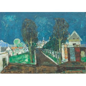Joseph Pressmane (1904 Berestecz - 1967 Paris), Paysage de Villiers-le-Bel