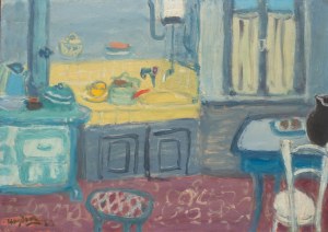 Henryk Hayden (1883 Varsavia - 1970 Parigi), Kitchen, Mareuil - sur -Ourcq, 1953.