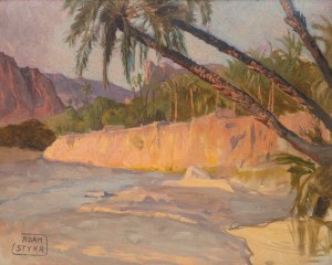 Adam Styka (1890 Kielce-1959 New York), Orientalische Landschaft