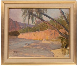Adam Styka (1890 Kielce-1959 New York), Paysage oriental