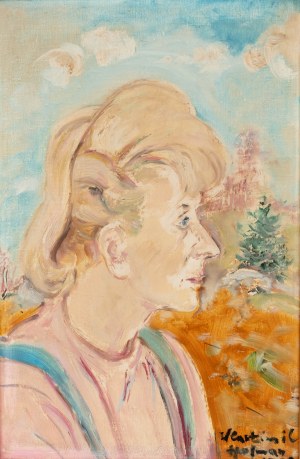 Wlastimil Hofman (1881 Prague - 1970 Szklarska Poreba), Portrait of Miroslawa Tkacz