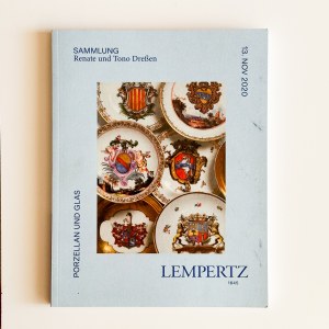Catalogue : Lempertz. SAMMLUNG. Renate et Tono Dressen. Porzelan und Glas