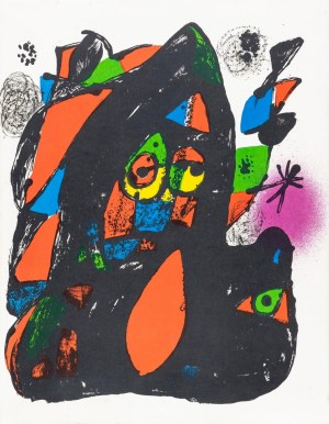 Joan Miró (1893-1983), Composizione IV, 1972