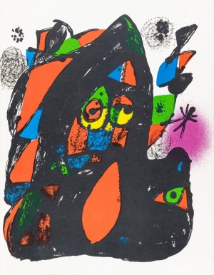 Joan Miró (1893-1983), Kompozícia IV, 1972