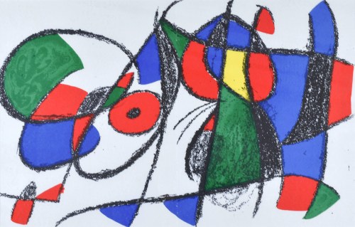 Joan Miró (1893-1983), Litografia original VIII, 1975