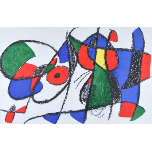 Joan Miró (1893-1983), Litografie originál VIII, 1975