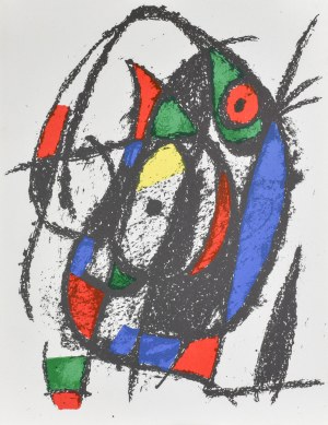 Joan Miró (1893-1983), Composizione, 1972