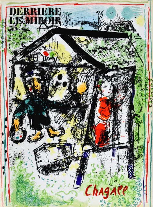 Marc CHAGALL (1887 - 1985), Okładka albumu ''Derrière le Miroir” Chagall, 1969