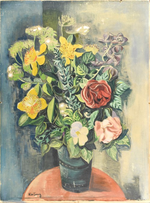 Mojżesz KISLING (1891-1953), Kwiaty w wazonie