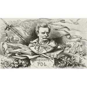 Juliusz KOSSAK (1824-1899), Wincenty Pol, vignette to Mohort