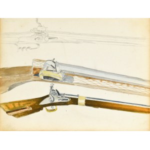 Antoni KOZAKIEWICZ (1841-1929), Skizzen der schwarzen Waffe