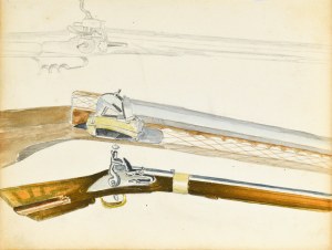 Antoni KOZAKIEWICZ (1841-1929), Szkice broni czarnoprochowej