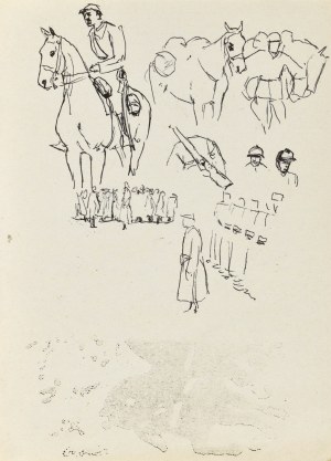 Ludwik MACIĄG (1920-2007), Miscellaneous sketches from the war