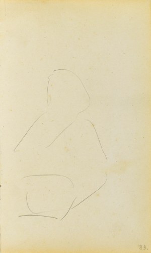 Jacek MALCZEWSKI (1854-1929), Character outline, 1872