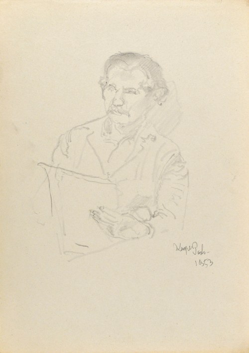 Kasper POCHWALSKI (1899-1971), Głowa Chrystusa Wawelskiego, 1933
