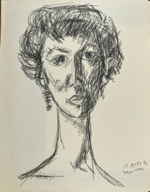 David LAN-BAR / LANDBERG (1912-1987), Bust of a woman, 1954
