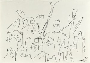 David LAN-BAR / LANDBERG (1912-1987), Kompozice, 1947