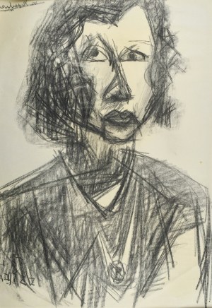 David LAN-BAR / LANDBERG (1912-1987), Büste einer Frau, 1957
