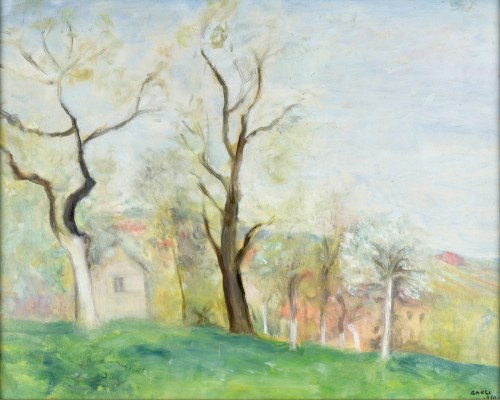 Irena WEISS - ANERI (1888-1981), Pejzaż wiosenny, 1950