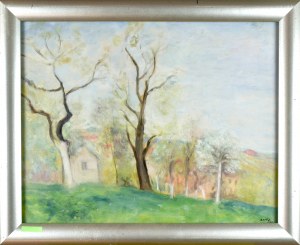 Irena WEISS - ANERI (1888-1981), Paesaggio di primavera, 1950