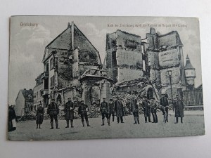 POSTKARTE SZCZYTNO, ORTELSBURG, LINDEN, SOLDATEN, VORKRIEG, 1914