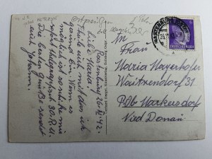 POSTKARTE KĘTRZYN, RASTEBURG,1942, BRIEFMARKE, KASERNE