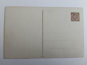 POSTKARTE WARSCHAU, UJAZDOWSKA AVENUE, STRASSENBAHN, VORKRIEGSZEIT