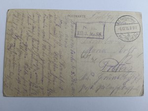 CARTE POSTALE WILNO, RUE SZOPENOWSKA, AVANT-GUERRE 1915, TIMBRE
