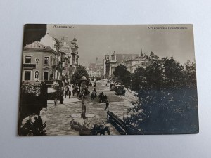 CARTE POSTALE WARSAW, KRAKOWSKIE PRZEDMIEŚCIE, PRE-WAR