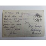 POCZTÓWKA LUBLIN, OGÓLNY WIDOK, PRZEDWOJENNA, 1916 R, STEMPEL