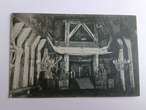 CARTE POSTALE WIELICZKA, SALLE DE BAL, AVANT-GUERRE 1912