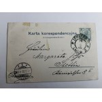 POHLEDNICE LVOV, BERNARDÝNSKÝ KOSTEL, DLOUHÁ ADRESA 1900, ZNÁMKA, RAZÍTKO