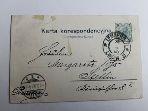 POHLEDNICE LVOV, BERNARDÝNSKÝ KOSTEL, DLOUHÁ ADRESA 1900, ZNÁMKA, RAZÍTKO