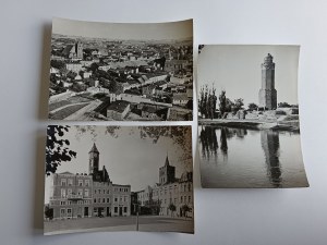 SET OF 3 POSTCARDS BRODNICA, CASTLE TOWER, MARKET, GENERAL VIEW
