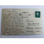 POSTKARTE CHEMNITZ, BLICK AUF DIE INNERE STADT, VORKRIEGSZEIT 1931, BRIEFMARKE, GESTEMPELT