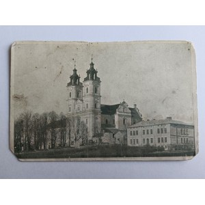 POSTKARTE ALTES DORF, JESUITENKIRCHE, VORKRIEGSZEIT 1928