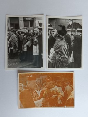 SET OF 3 PHOTOS CARDINAL KAROL WOJTYLA