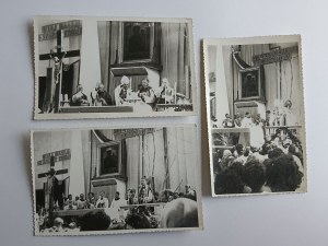 SET OF 3 PHOTOS KAROL WOJTYŁA, JASIENIEC 1968