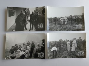 SATZ VON 6 FOTOS JUSZCZYN, HALA KRUPOWA, XXX TREFFEN VON BERGWANDERERN, PTTK, 1984