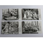 SET OF 12 PICTURES OF LIONS, MONUMENTS, STATUE