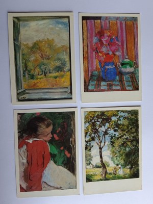 SET OF 8 POSTCARDS POLISH PAINTING WOJCIECH WEISS